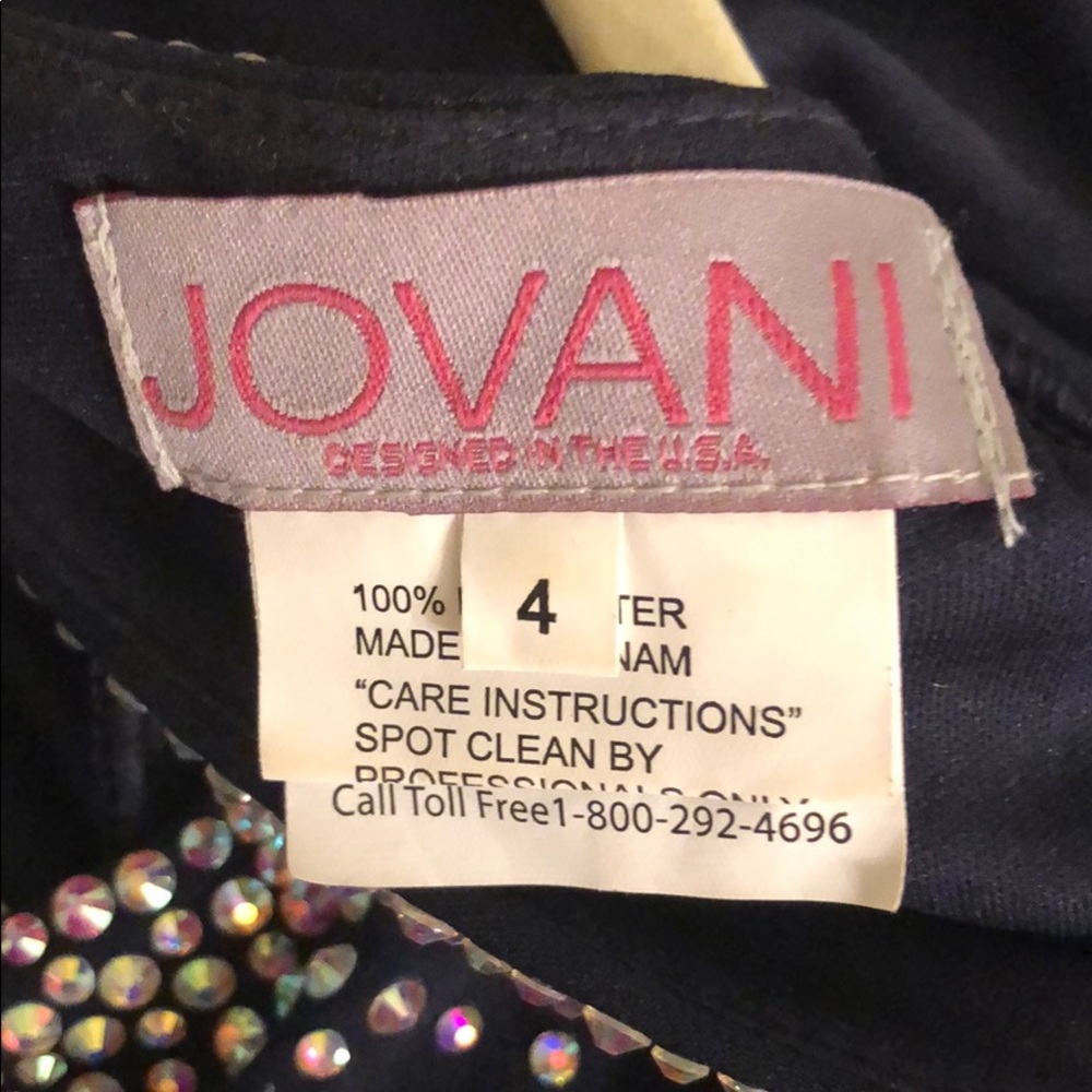 💯 authentic jovani navy blue two piece gown - Picture 8 of 8